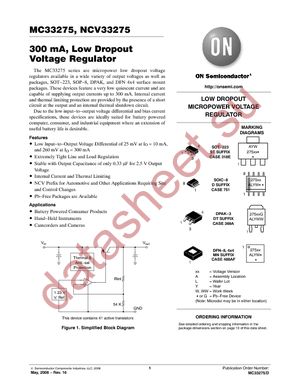 MC33275D-2.5 datasheet  